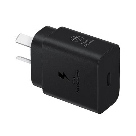 Cargador Samsung Travel Adapter SFC USB-C 25w Black sin cable(Reembalado)